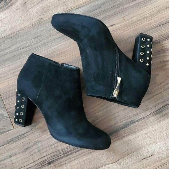 Kate Spade | Cirra Suede Studded Booties - Picture 1 of 9